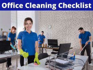 office cleaning checklist
