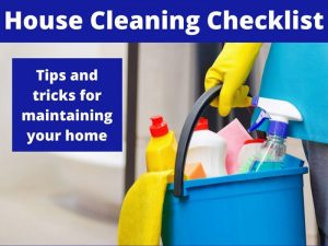 house cleaning checklist