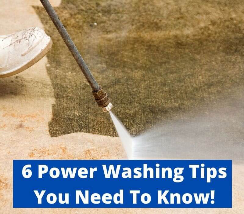 power washing tips