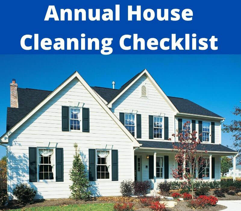 annual home maintenance checklist