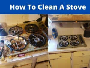 how to clean a stove