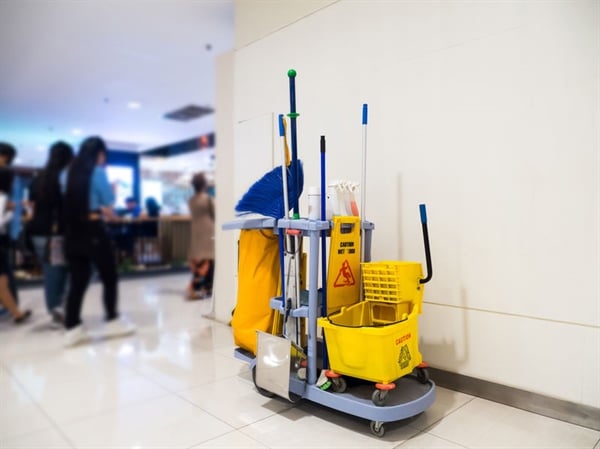 What is the difference between janitorial and cleaning services